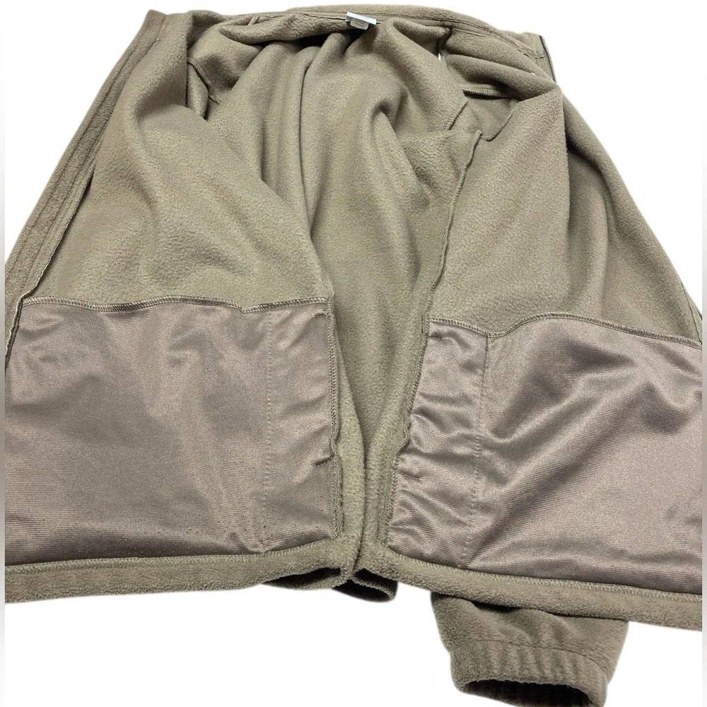 Magellan Outdoors Brown Full Zip-Up Fleece Jacket Men’s Medium
